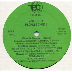 Peoples Choice - You Got It (Vocal Mix / Instrumental)
