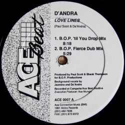 D'Andra - Love Lines (Mark T Club Mix / Mark T Dub / BOP Radio Joint / BOP Til You Drop Mix / BOP Dub)