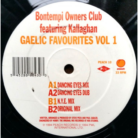 Bontempi Owners Club - Dancing Eyes (Vocal / Dub / NYE Mix / Original Mix) Gaelic Flavours Vol 1