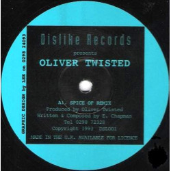 Oliver Twisted - Spice Of Remix / Spice Of Ambience / Spice Of Beats