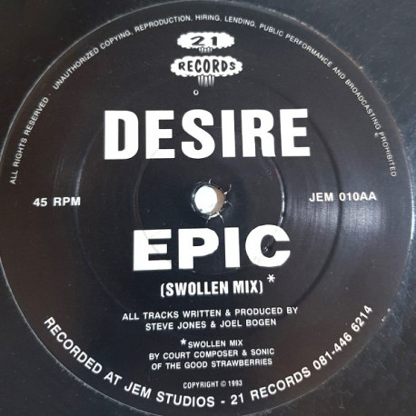Desire - Epic (Throbbing Mix / Swollen Mix) 