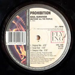 Prohibition - Soul Survivor (Original Mix / Vocal Dub / Deepcut Vibe / MANDA & Key T Club Mix / MANDA & Key T Dub)