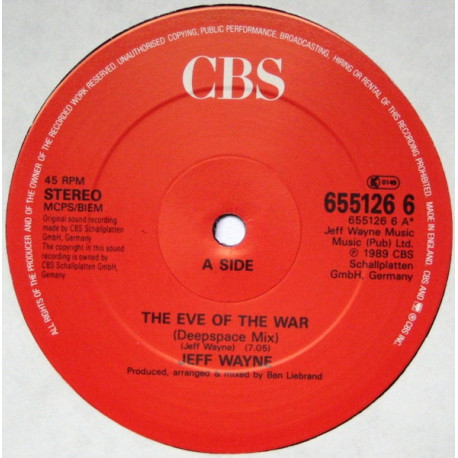 Jeff Wayne - Mankind Strikes Back (Ben Liebrand Deepspace Mix)