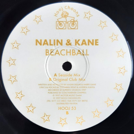 Nalin & Kane - Beachball (Original Club Mix / Seaside Mix) Vinyl Promo