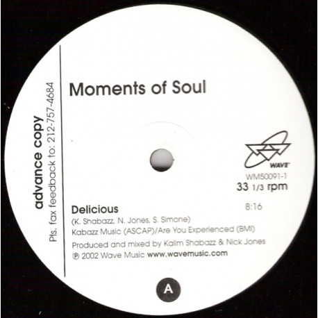 Moments Of Soul - Delicious (Original / Dub) / Judge Me