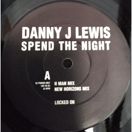 Danny J Lewis - Spend the night (7 UK Garage Remixes) 12" Vinyl Record Doublepack Promo
