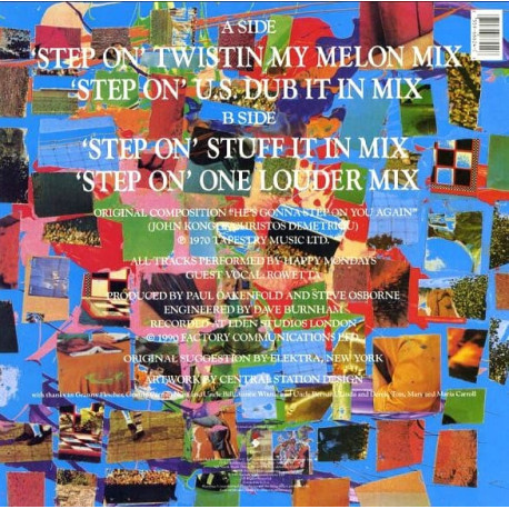 Happy Mondays - Step On (Twistin My Melon Mix / US Dub / Stuff It In Mix / One Louder Mix)