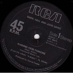 Daryl Hall & John Oates - Running From Paradise / Bebop Drop