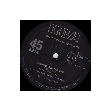 Daryl Hall & John Oates - Running From Paradise / Bebop Drop
