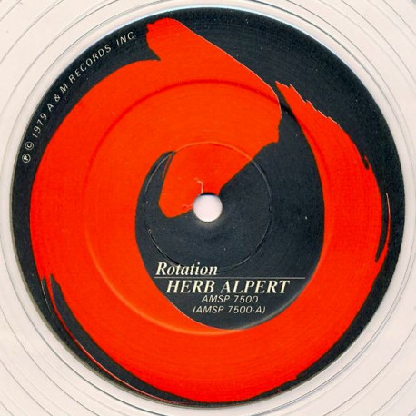 Herb Alpert - Rotation (12" Version) / Behind The Rain (12" Clear Vinyl Record)