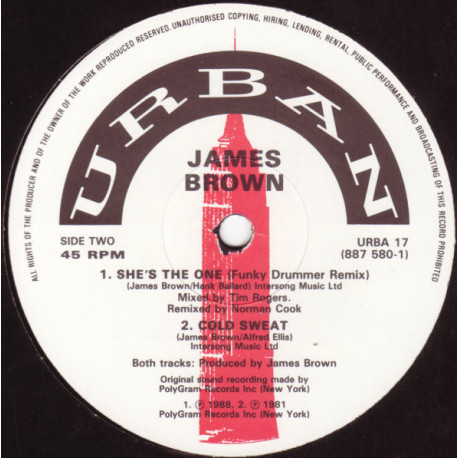 James Brown - Cold Sweat / Give It Up Or Turn It Loose (Remix) / Shes The One (Funky Drummer Remix) / Payback The Final