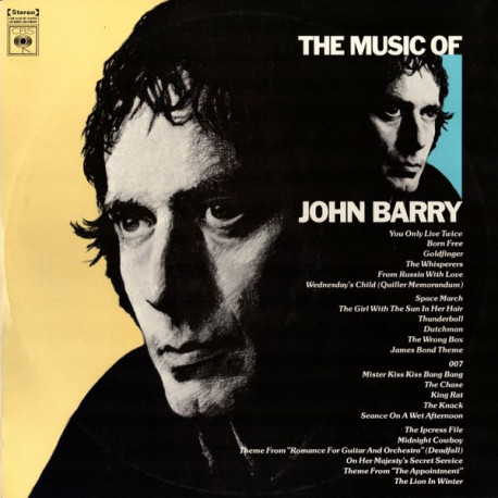 John Barry - The Music Of John Barry (2 LP) Bond Themes / Ipcress File / Midnight Cowboy / Born Free (23 Tracks)