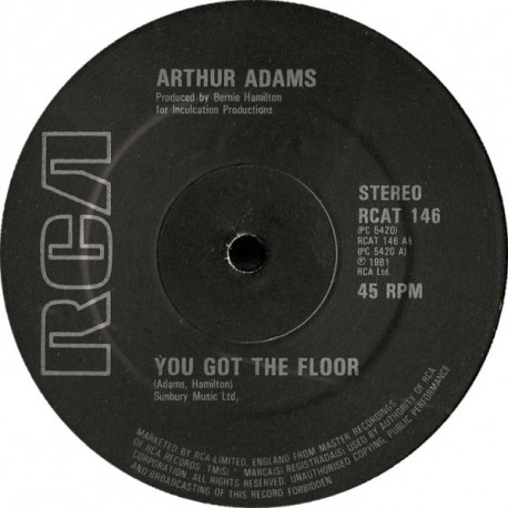 Arthur Adams - You Got The Floor (Full Length Mix) / Stay With Me Tonight