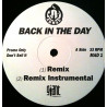 Ahmad - Back In The Day (LP Mix / Jeep Mix / Remix / Remix Instrumental) Vinyl Promo