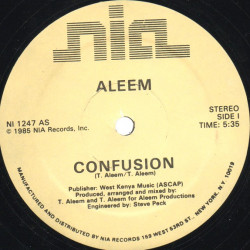 Aleem - Confusion (Vocal Mix / Dub)