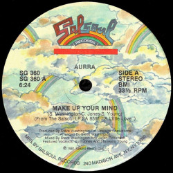 Aurra - Make Up Your Mind (Vocal Mix / Instrumental) Unplayed Original US Pressing