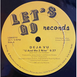 Deja Vu (Aurra) - U And Me 2 Nite (Vocal Mix / Radio Mix / Instrumental / Acappella)