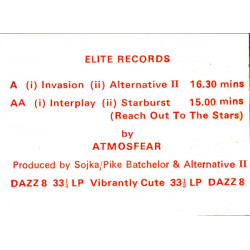 Atmosfear - Invasion / Alternative II / Interplay / Starburst (DAZZ 8)