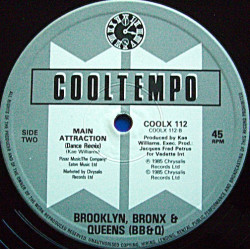 Brooklyn Bronx & Queens (BB&Q Band) - Main Attraction (Dance Remix) / Minutes Away (Extended Version)