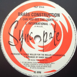 Brass Construction - International (Extended) / Can You See The Light (Extended) / Les Adams Brass Reconstruction Megamix