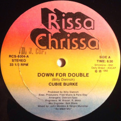 Cubie Burke - Down For Double (Extended Mix / Short Mix / Dub) Unplayed Vinyl