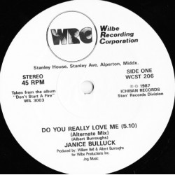 Janice Bullock - Do You Really Love Me (LP Mix / Alternate Mix / Quiet Storm Mix)