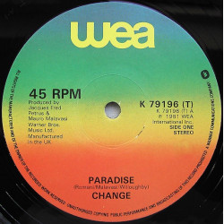 Change - Paradise (Full Length Version) / Your Move  (Rare 12" Vinyl)