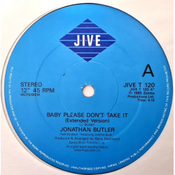 Jonathan Butler - Baby Please Dont Take It / Haunted By Your Love / Gentle Love