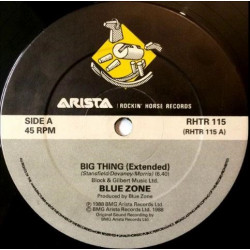 Blue Zone (Lisa Stansfield) - Big Thing (Extended Version / Club Dub) / Thinking About His Baby