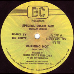 Began Cekic & Fred Zarr - Burning Hot (Long Version / Short Version) Mixed By Tee Scott