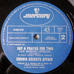 Crown Heights Affair - Say a prayer for two (US Remix Version) / Im gonna love you forever (12" Vinyl Record)