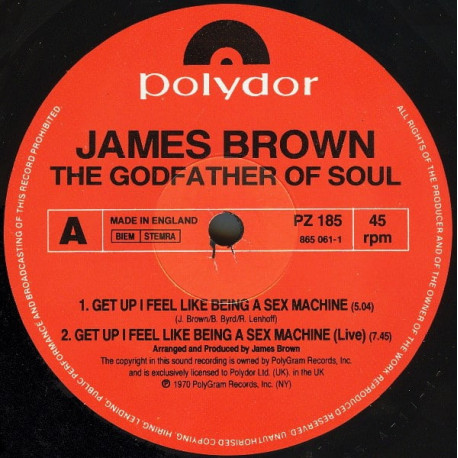 James Brown - Sex Machine (1991 EQed Original Version / Live Version) / Think (Original) / I Got You (I Feel Good)