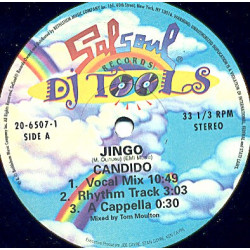 Candido - Jingo (DJ Tools) Long Version / Rhythm Track / Acappella / Bass & Drums / Synths / Keys / Percussion / Inst