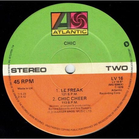 Chic - I Want Your Love / Le Freak / Chic Cheer (Original Long Versions)