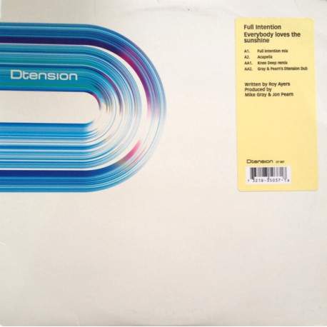 Full Intention - Everybody Loves The Sunshine (Full Intention Mix / Knee Deep Remix / Michael Gray & Jon Pearn Dub / Acappella)