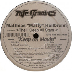 Matthias Heilbronn Presents The II Deep All Stars - Keep On Movin (All Stars Mix / II Deep House Mix / Soulflower Dub)