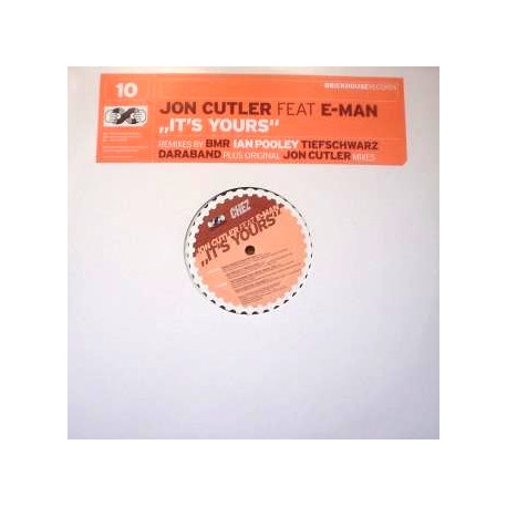 Jon Cutler Feat E Man - Its Yours (Original Mix / Tiefschwarz Vocal / 2 Ian Pooley Mixes / 4 More Mixes) 2x12"