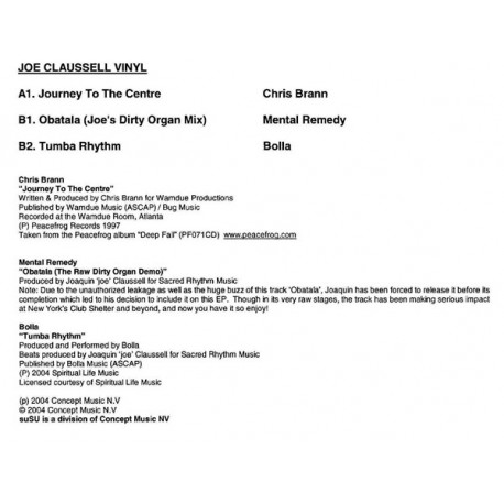 Southport Weekender 2 - Double Vinyl Sampler Selected By Blaze & Joe Claussell (6 Tracks) 2 x 12" Promo