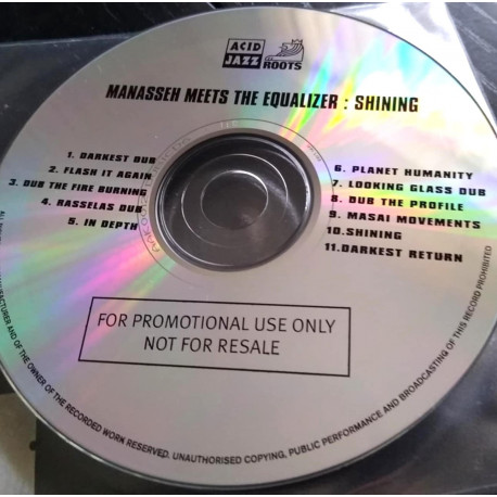 (CD) Manasseh Meets The Equalizer - Shining (11 Track Promo Album)