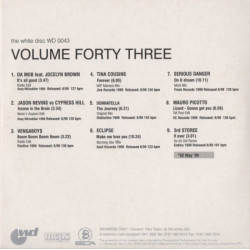 (CD) The White Disc Volume Forty Three (9 Track CD)