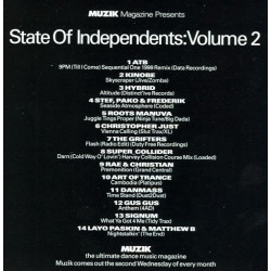 (CD) State Of Independents Volume 2 (14 tracks including Tidy Trax /The End / Platipus / Hybrid / Ministry of Sound