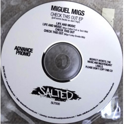 (CD) Miguel Migs - Life And Music (Original / Migs Salted Dub) / Check This Out (Original / Migs Funky Breaks Mix) Promo