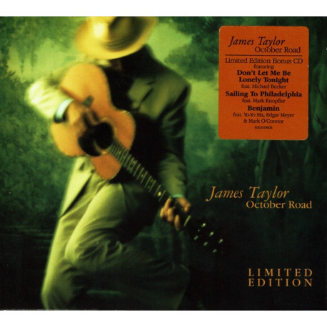 (CD) James Taylor - October Road (12 Track Album + Bonus Disc)