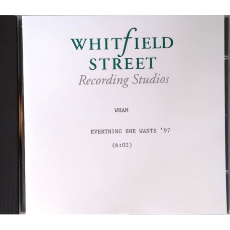 (CD) Wham - Everything She Wants 97 (6.02) Whitfield Street CDR Promo