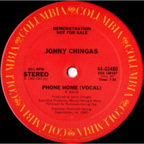 Jonny Chingas - Phone Home (Vocal Mix / Instrumental)