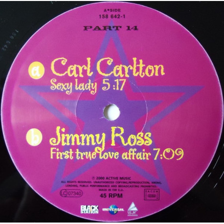 Carl Carlton - Sexy Lady (Long Version) / Jimmy Ross - First True Love Affair (Extended)