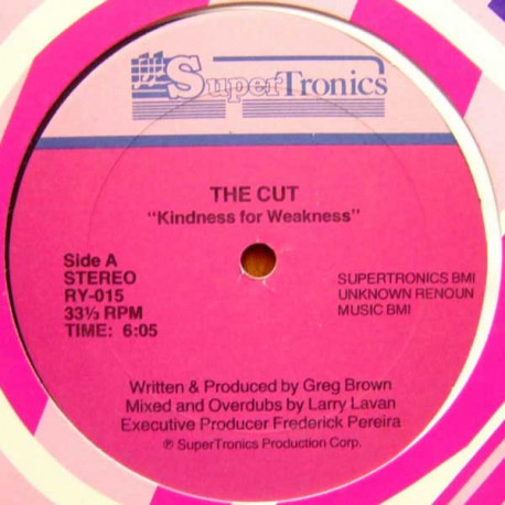 The Cut - Kindness For Weakness (2 Larry Levan Mixes)  Hardly Played