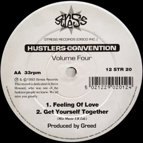 Hustlers Convention - Feeling Of Love (Samples Firefly) / Get Yourself Together (Samples Brass Construction) / Give It All To Me