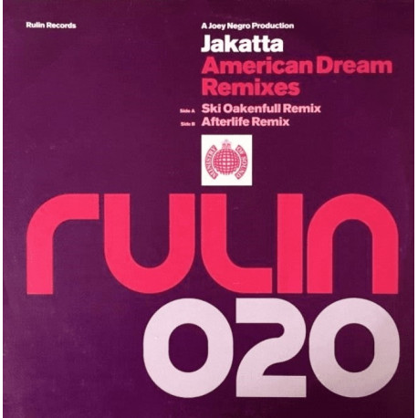 Jakatta - American Dream (Afterlife Remix / Ski Oakenfull Remix)  Dave Lee Production