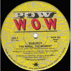 Subject - The Magic The Moment (Extended / Momental Mix / Chantmental Mix)